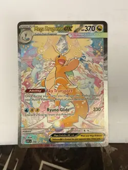 Pokemon Mega Dragonite Ex 290/217 Ascended Heroes SIR - Image 1