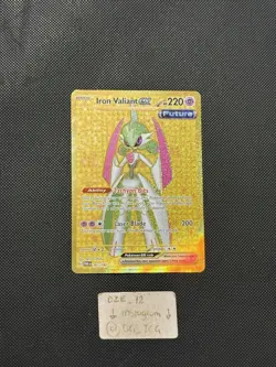 Pokemon Paradox Rift - Iron Valiant Ex - 261/196 - GOLD Full Art Rare - M/NM - Image 5