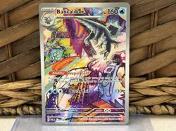 Pokemon Baxcalibur 210/193 SV02 Paldea Evolved Illustration Rare Holo NM - Image 1