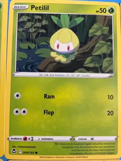 9 petilil Liligant Cute Pokemon TCG cards mixed Lot collection set 🪷🪷 SPECIAL - Image 3
