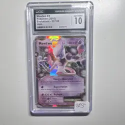 The Pokemon Company Mewtwo EX Evolutions 52/108 2016 Ultra Rare Holo CGC 10 - Image 1