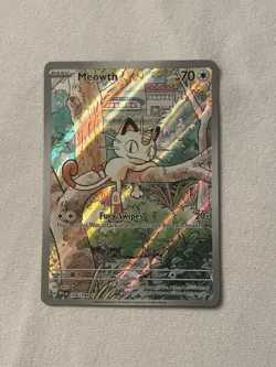 Meowth 106/094 Phantasmal Flames English Pokemon Card TCG NM/MT -(D) - Image 1