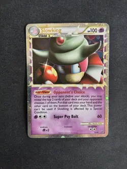 Slowking 85/90 HGSS Undaunted Prime Rare LP Pokemon 2010 - Image 1