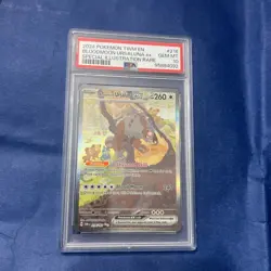 2024 POKEMON TWM EN-TWILIGHT MASQUERADE #216 BLOODMOON URSALUNA EX PSA 10 - Image 3
