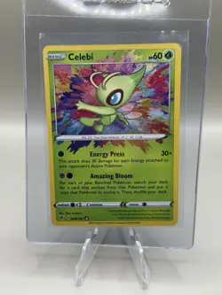 Celebi (Miscut) Amazing Rare 009/185 Vivid Voltage NM-Mint Pokemon TCG - Image 1