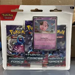 Pokemon TCG Temporal Forces 3 Pack Blister New Sealed - Image 1