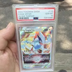 Pokemon Lugia VSTAR 139/195 Holo 280 HP Silver Tempest Ultra Rare PSA 10 - Image 1