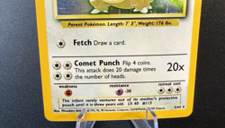 1999 Pokemon Jungle Kangaskhan 5/64 Holo Rare LP WOTC Vintage - Image 3
