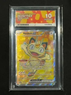 Pokemon Meowth EX 107/088 - Perfect Order - ACE 10 - Image 1