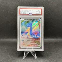 Pokemon TCG Misty's Lapras 072/063 AR SV9a HWA Japanese Edition PSA 10 Gem Mint - Image 1