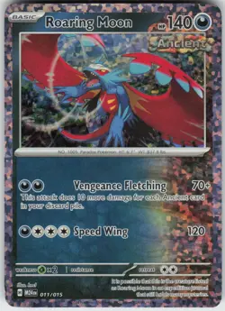 Roaring Moon 011/015 Promo McDonald's Promos 2024 Pokemon Near Mint - Image 1