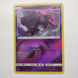 Misdreavus #39/111 Reverse Holo SM - Crimson Invasion Pokemon Card TCG - Image 1