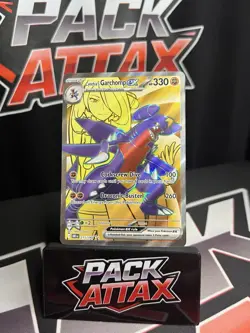 Pokemon TCG Destined Rivals Cynthia's Garchomp Ex Full Art 215/182 - Image 1