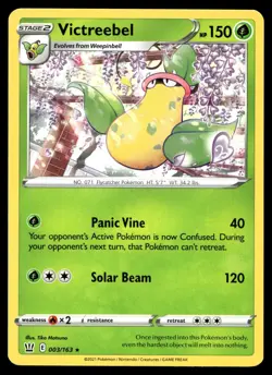 POKEMON VICTREEBEL BATTLE STYLES 003/163 R NM/M - Image 1