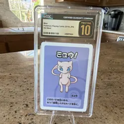 Pokemon Mew CGC Pristine 10 Japanese 2019 Old Maid Graded Playing Card - Image 1