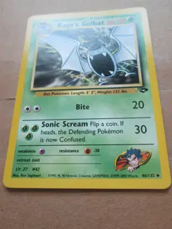 Koga's Golbat - 46/132 - Uncommon WOTC TCG—Gym Challenge Pokemon Card - Image 5