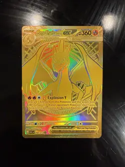 Pokemon TCG Mega Charizard Y EX 294/217 Ascended Heroes Mega Hyper Rare - Image 1