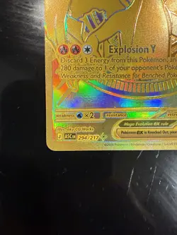 Pokemon TCG Mega Charizard Y EX 294/217 Ascended Heroes Mega Hyper Rare - Image 5
