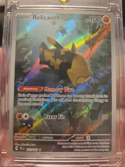 Relicanth 173/162 Temporal Forces Illustration Rare Full Art Holo Pokemon TCG NM - Image 1