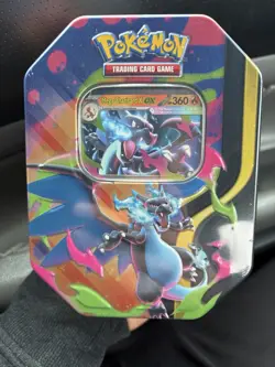 Pokemon TCG: Mega Charizard X Ex Tin New/Factory Sealed - Image 1