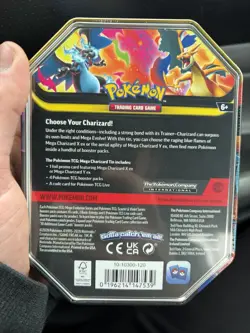 Pokemon TCG: Mega Charizard X Ex Tin New/Factory Sealed - Image 2
