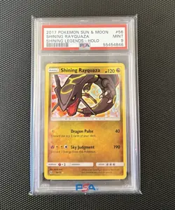 POKEMON SHINING RAYQUAZA #56 SHINING LEGENDS HOLO ULTRA RARE - MINT PSA 9 - Image 1