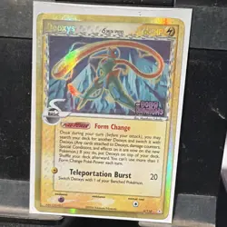 The Pokemon Company Deoxys EX Delta Species Reverse Holo Rare 6/110 Holon Phant… - Image 1