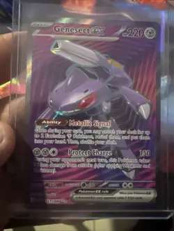 Pokemon TCG Genesect EX Black Bolt Holo Double Rare - Image 1
