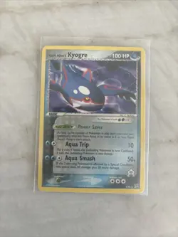 Team Aquas Kyogre 3/95 Pokemon Team Magma vs Team Aqua Regular Non Holo NM -c - Image 1