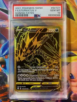 POKEMON 2021 SHINING FATES F/A ETERNATUS VMAX #SV121 PSA GEM MINT 10 - Image 1