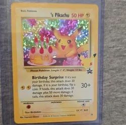 Pokemon TCG ______'s Pikachu 24/53 Wotc Promo Holo Promo EN 1995 - Image 1