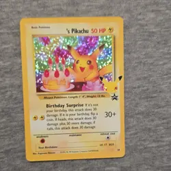 Pokemon TCG ______'s Pikachu 24/53 Wotc Promo Holo Promo EN 1995 - Image 2