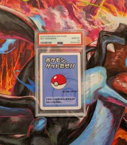 Pokemon Get Pokemon!! Old Maid Japanese PSA 10 Gem Mint - Image 1