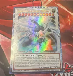 Yu-Gi-Oh Shooting Quasar Dragon RA05-EN143 1st Ed English Full Art ultra rare - Image 1