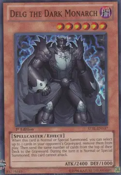 Yugioh! MP Delg the Dark Monarch - STBL-EN037 - Super Rare - 1st Edition Moderat - Image 1