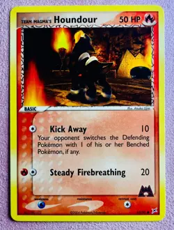 Team Magma's Houndour 63/95 | Team Magma vs Team Aqua | Pokemon TCG Card | LP/NM - Image 1