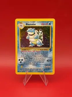 Blastoise 2/130 Holo Rare Base Set 2 Pokemon Card TCG 🐢 - Image 1
