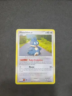 LP- Munchlax 33/130 Diamond and Pearl Regular Pokemon Card - Image 2