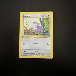 Pokemon Card Rattata 61/102 Set Base 1A Edizione Near Mint NM Ita Italiana - Image 1