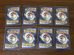 Pokemon TCG 8 Card Lot Vintage Base Set Mixed - LP - HP - Image 2