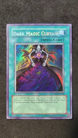 Yugioh Dark Magic Curtain PP01-EN008 Secret Rare LP - Image 1