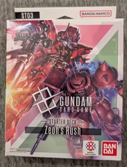 Gundam Card Game ST03 Starter Deck Zeon's Rush - Brick no bonus pack - Image 1