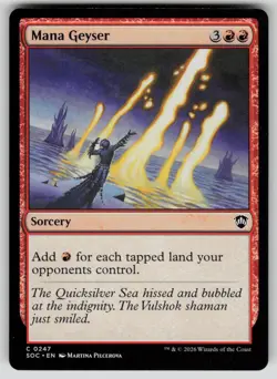 Mana Geyser Common Commander: Secrets of Strixhaven 247 MTG Near Mint 2026 - Image 1