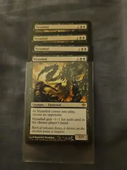 4 X MTG Nyxathid Conflux 49/145 Foil Rare - Image 2