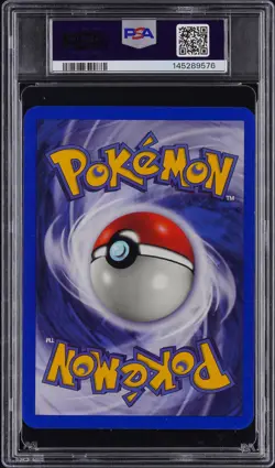 2002 POKEMON EXPEDITION BOX TOPPER #1 ALAKAZAM PSA 7 - Image 2