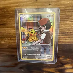 Pokemon Pikachu 241/236 SM Cosmic Eclipse Secret Rare Holo 70 HP Card - Image 1