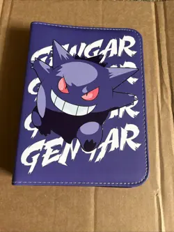 Pokemon Card Binder Album Collection Pocket 400 Trading Case Gengar - Image 1