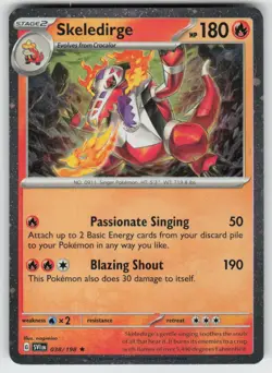 Skeledirge 038/198 Holo Rare Miscellaneous Cards & Products Pokemon Holo NM - Image 1