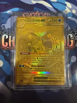 Pokemon Mega Greninja EX 122/86 Chaos Rising Mega Hyper Rare Gold Card - Image 1
