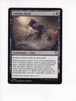 MAGIC THE GATHERING COMMANDER: SECRETS OF STRIXHAVEN ANIMATE DEAD - Image 1